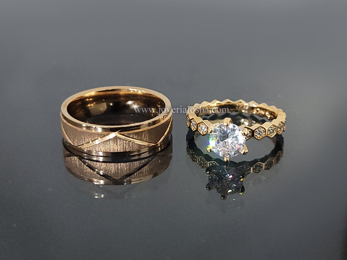 Anillos para parejas en Acero