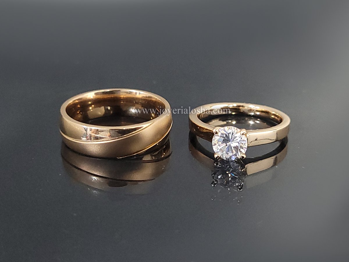 Anillos para parejas en Acero