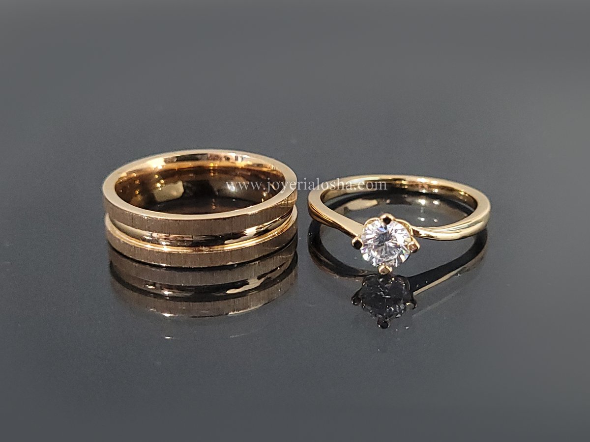 Anillos para parejas en Acero