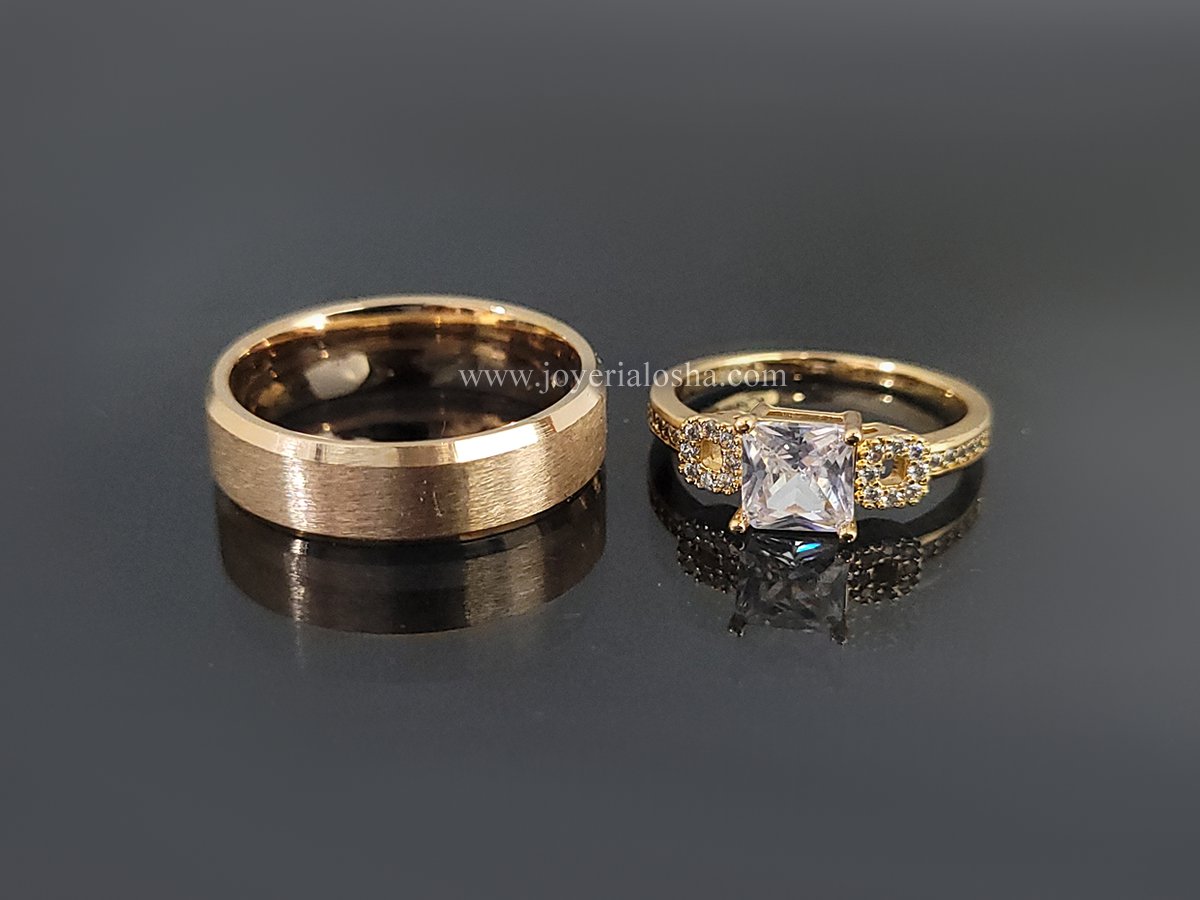 Anillos para parejas en Acero