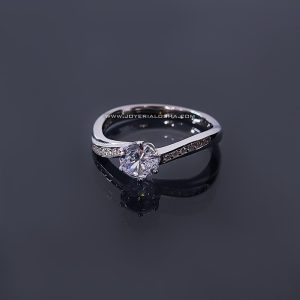 Anillo de Compromiso en Plata