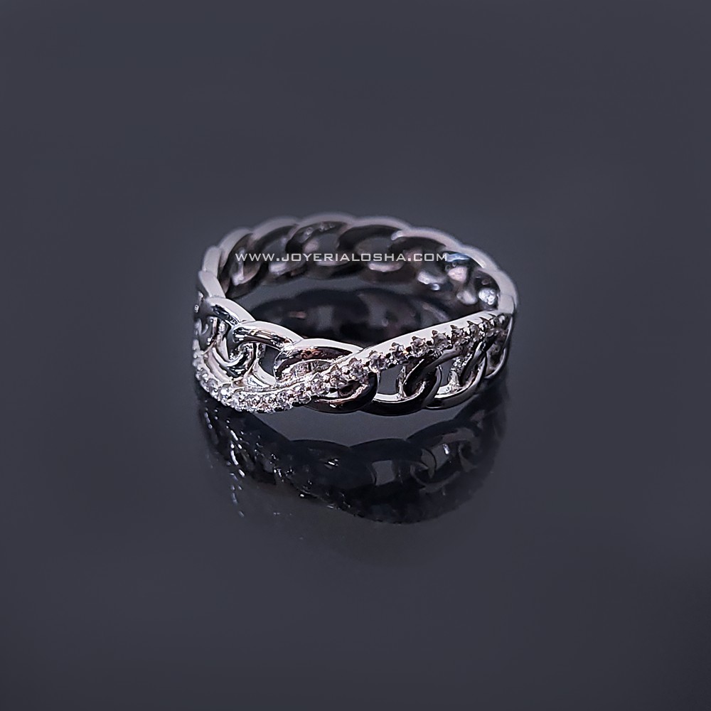 Anillo de Compromiso en Plata