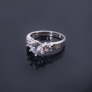 Anillo de Compromiso en Plata