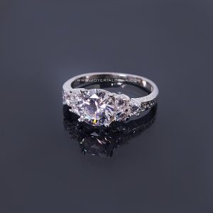 Anillo de Compromiso en Plata