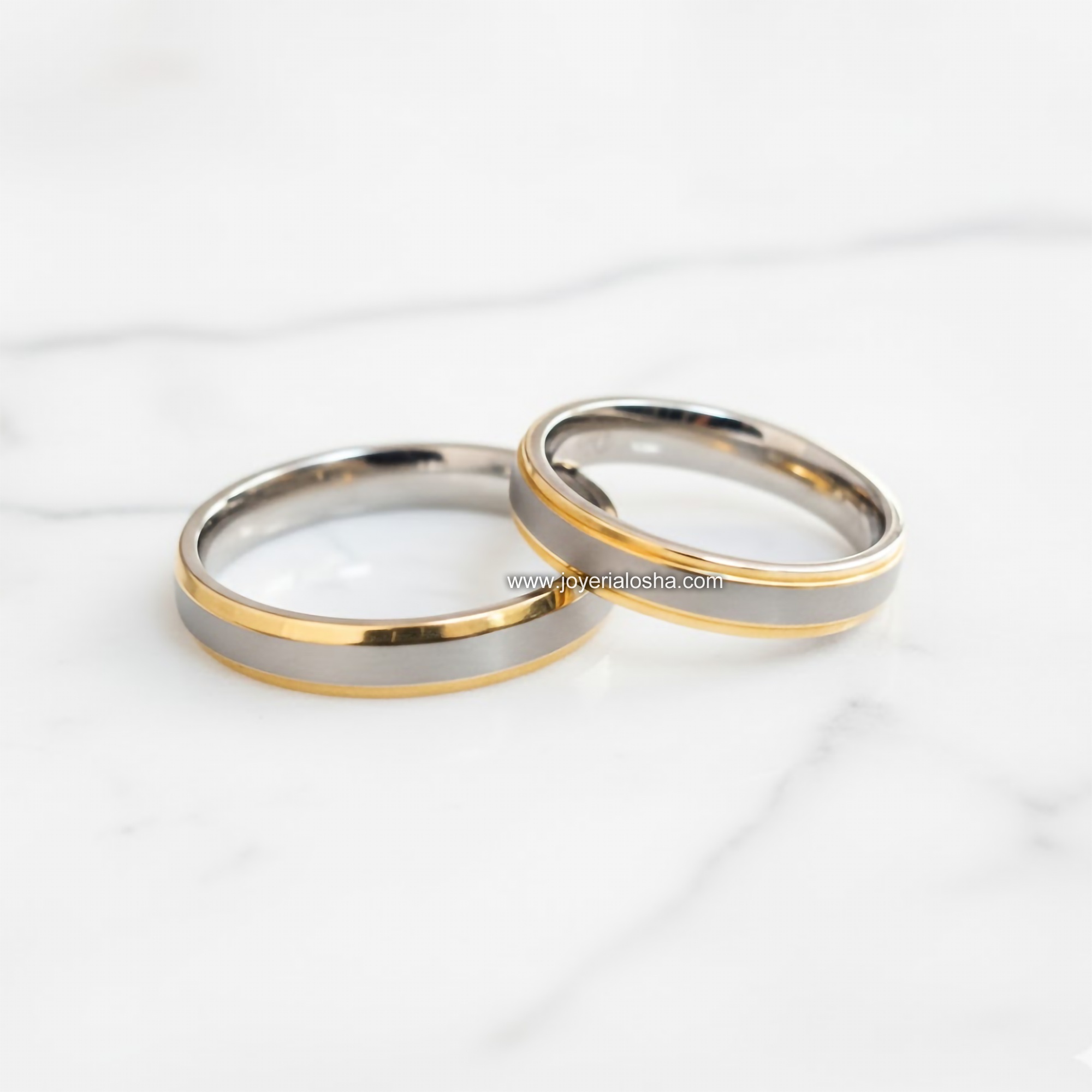 Aros Silver Core Gold Edge