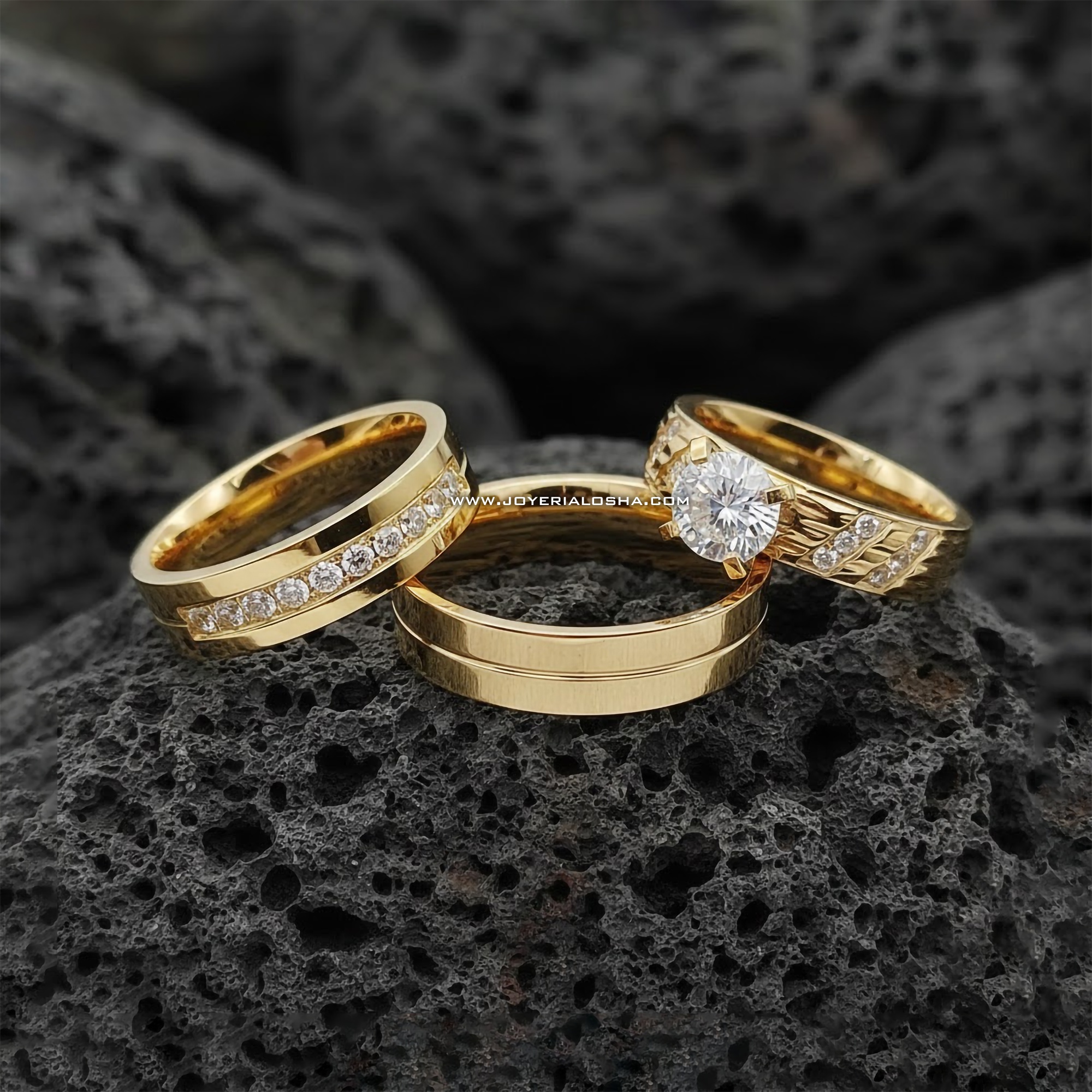 Trío Gala Brillante 18k