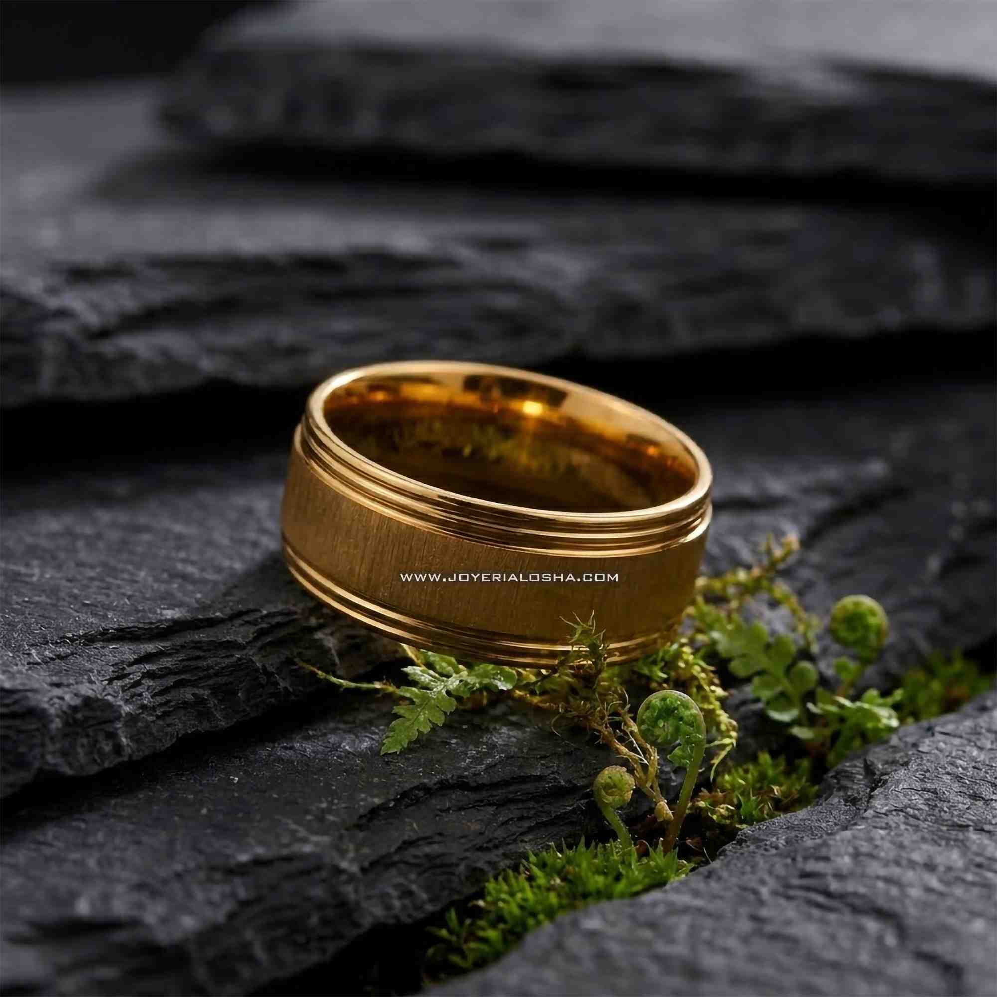 Aro de Oro 18k 'Cúspide Industrial'