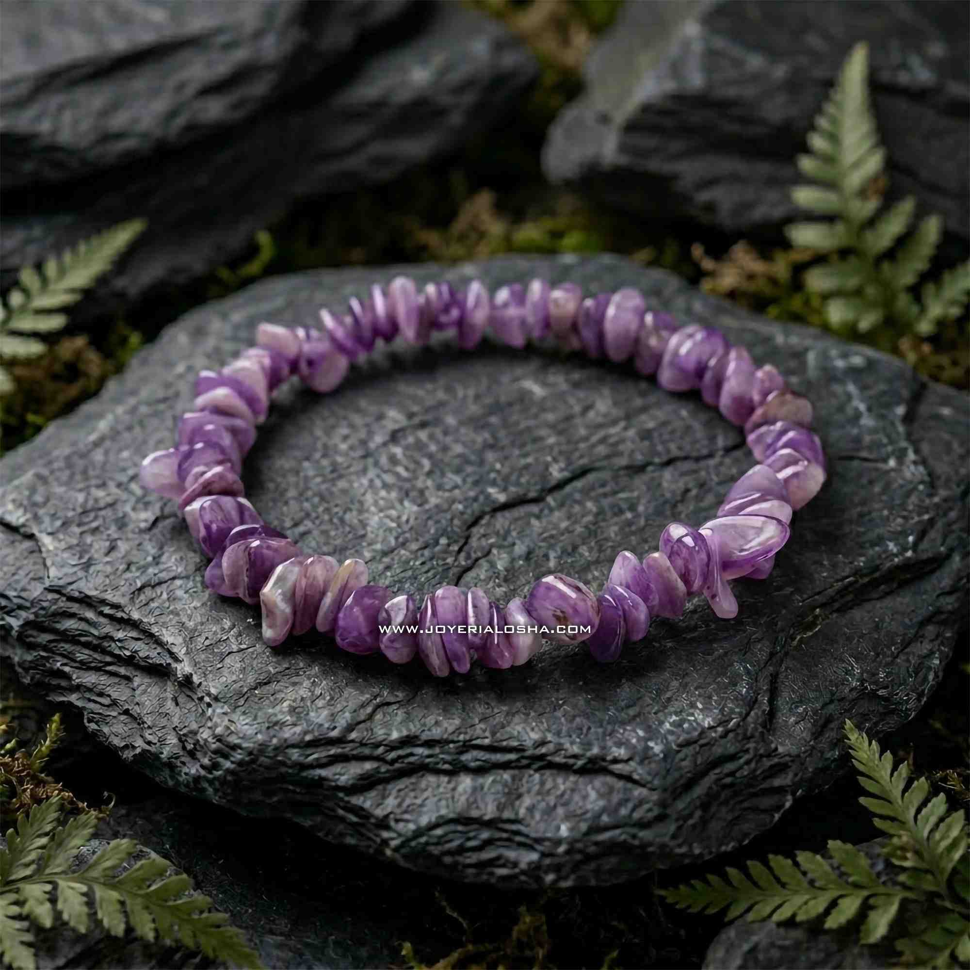 Pulsera Amatista Natural Irregular